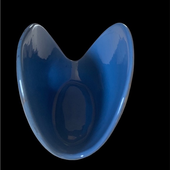 Vintage Nielsen's Ceramics Overlay Handmade Turquoise Napkin Holder Rare to Find - Picture 6 of 16